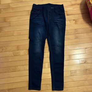 Women's Dark Blue Jegging Jeans Large